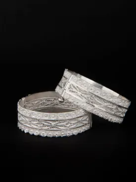 Exquisite filigree bangles