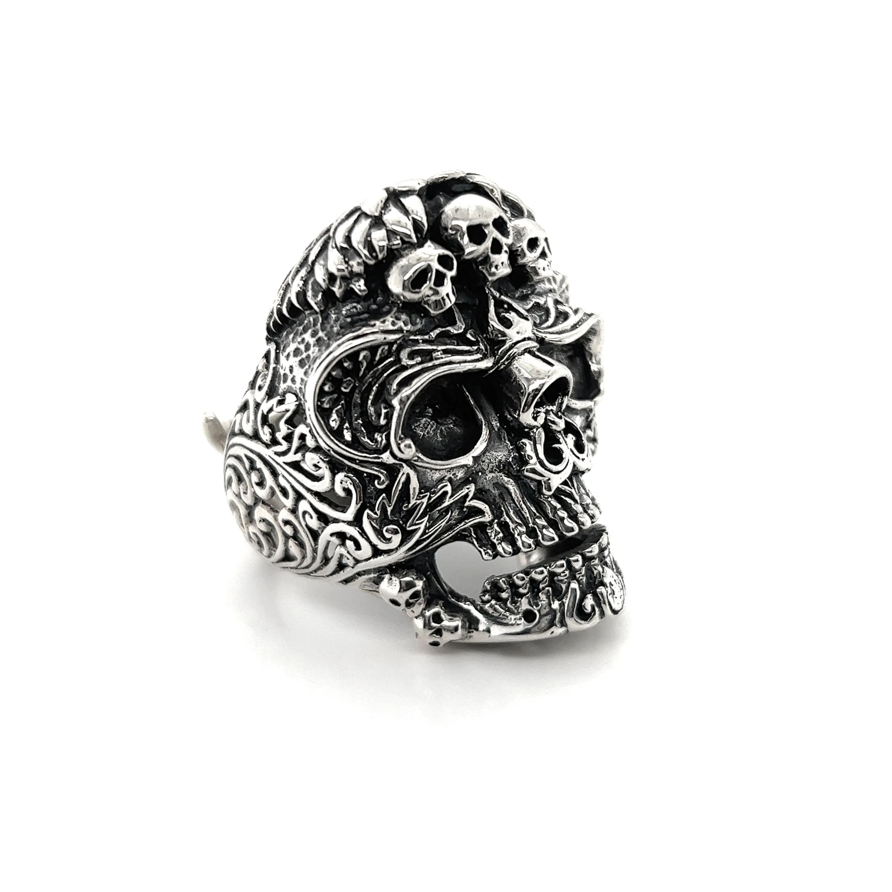 Exquisite Skull Ring