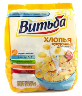 Flakes "Golden" without sugar Vitba 330g