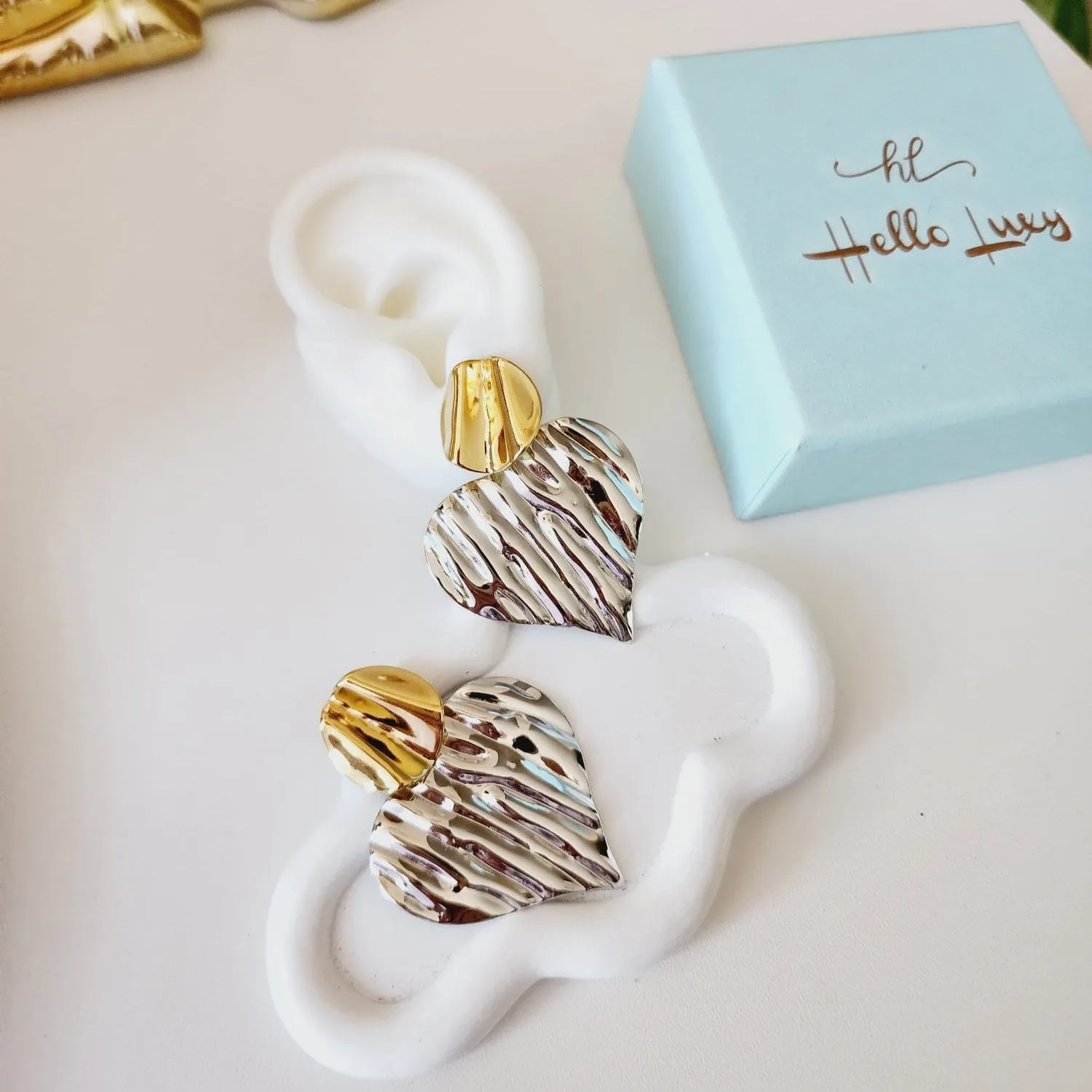 Gale Two Tone Earrings