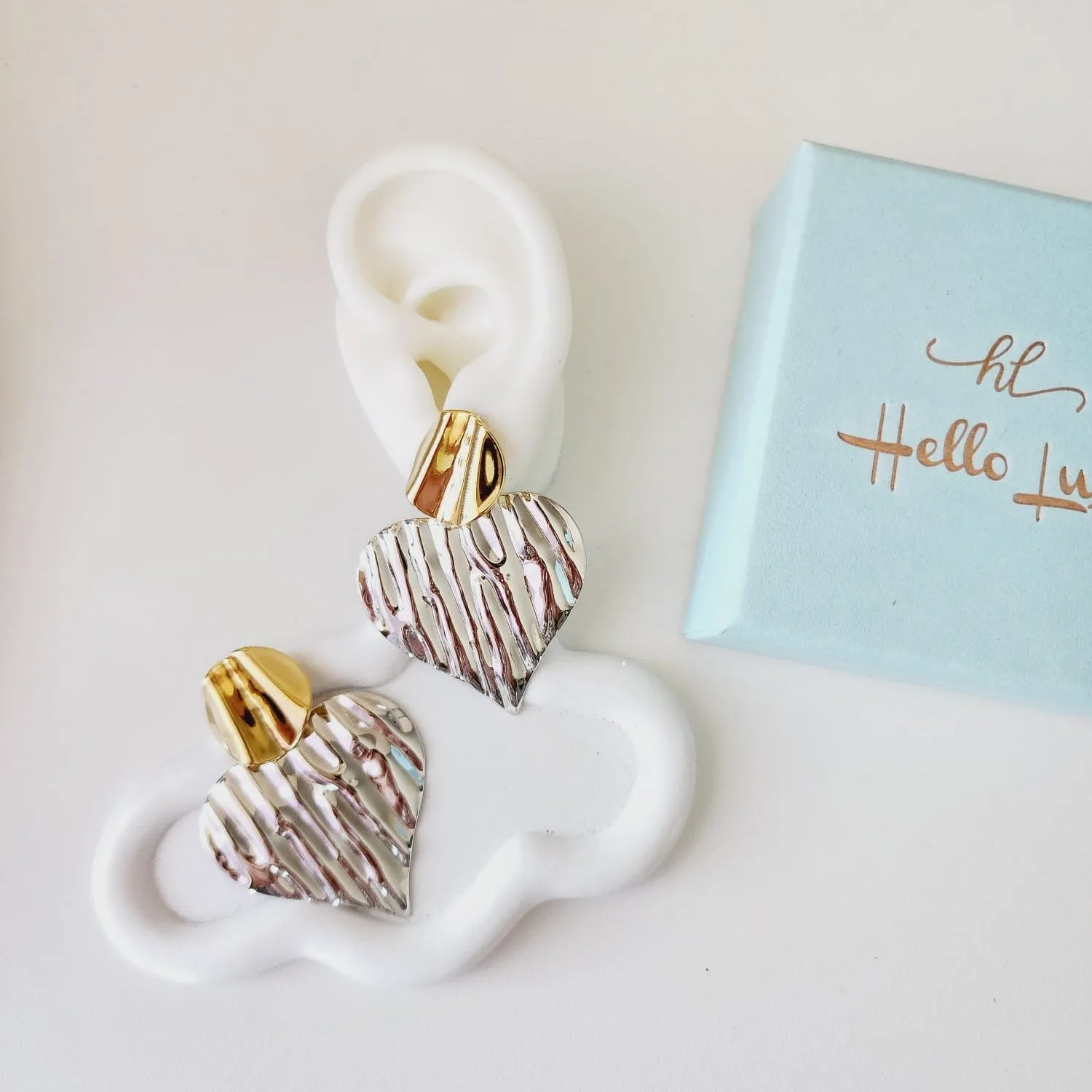 Gale Two Tone Earrings