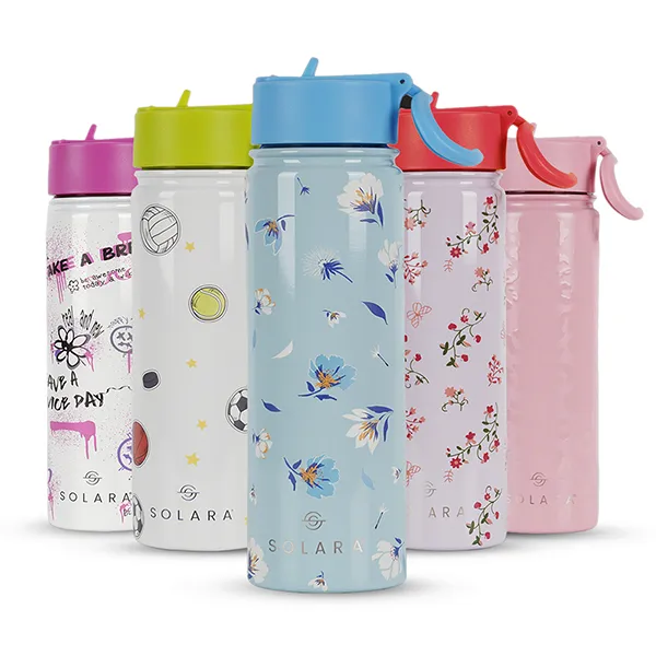 Insulated Water Bottle (2 Caps)