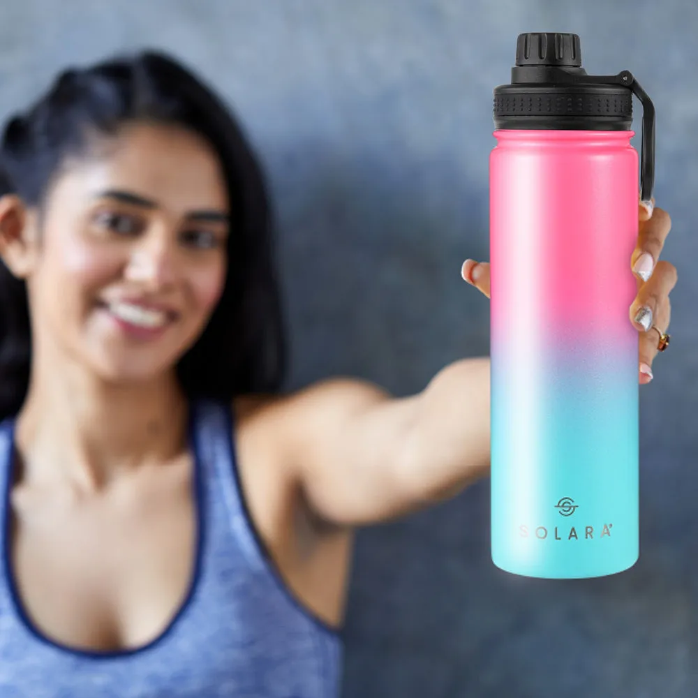 Insulated Water Bottle (2 Caps)