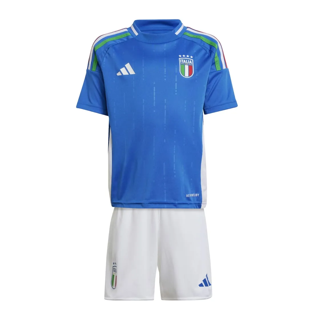 Italy 2024 Adidas Home Minikit Blue