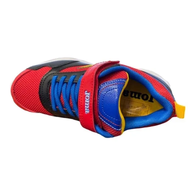 Joma scarpa da ginnastica da bambino Star Jr 2206 red-blue