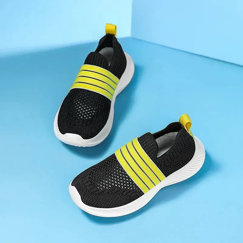 Kids Casual Breathable Mesh Sneakers for Girls and Boys