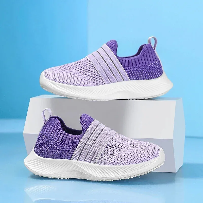 Kids Casual Breathable Mesh Sneakers for Girls and Boys