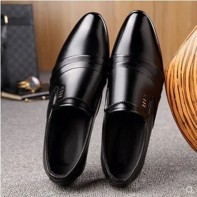 Leather Shoes Men Summer Breathable Men's Shoes