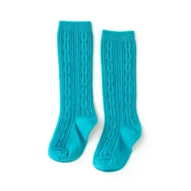 Little Stocking Co Knee High Socks - Peacock / Teal