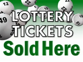 Lottery Tickets- 24"w x 18"h Coroplast Yard Sign