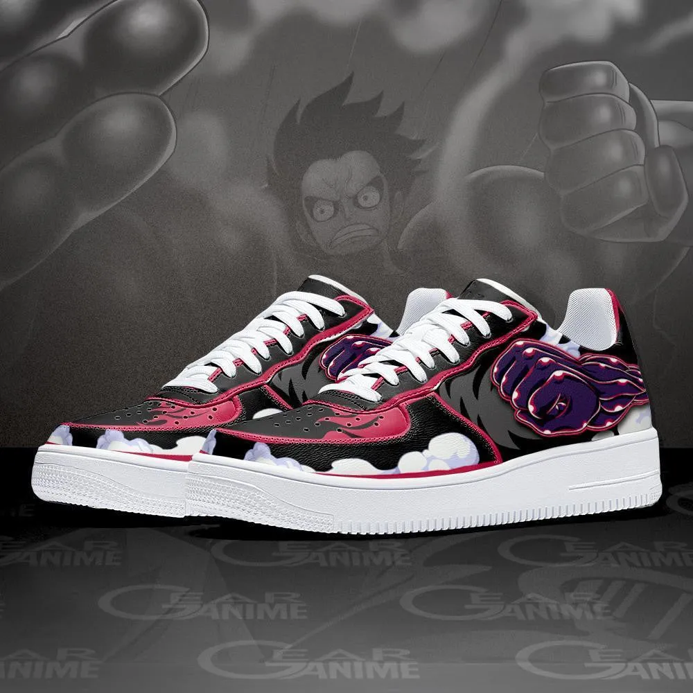 Luffy Gear 4 Air Sneakers Custom Anime OP Shoes