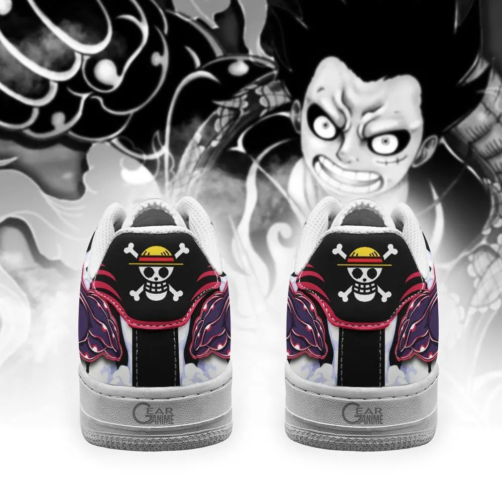 Luffy Gear 4 Air Sneakers Custom Anime OP Shoes