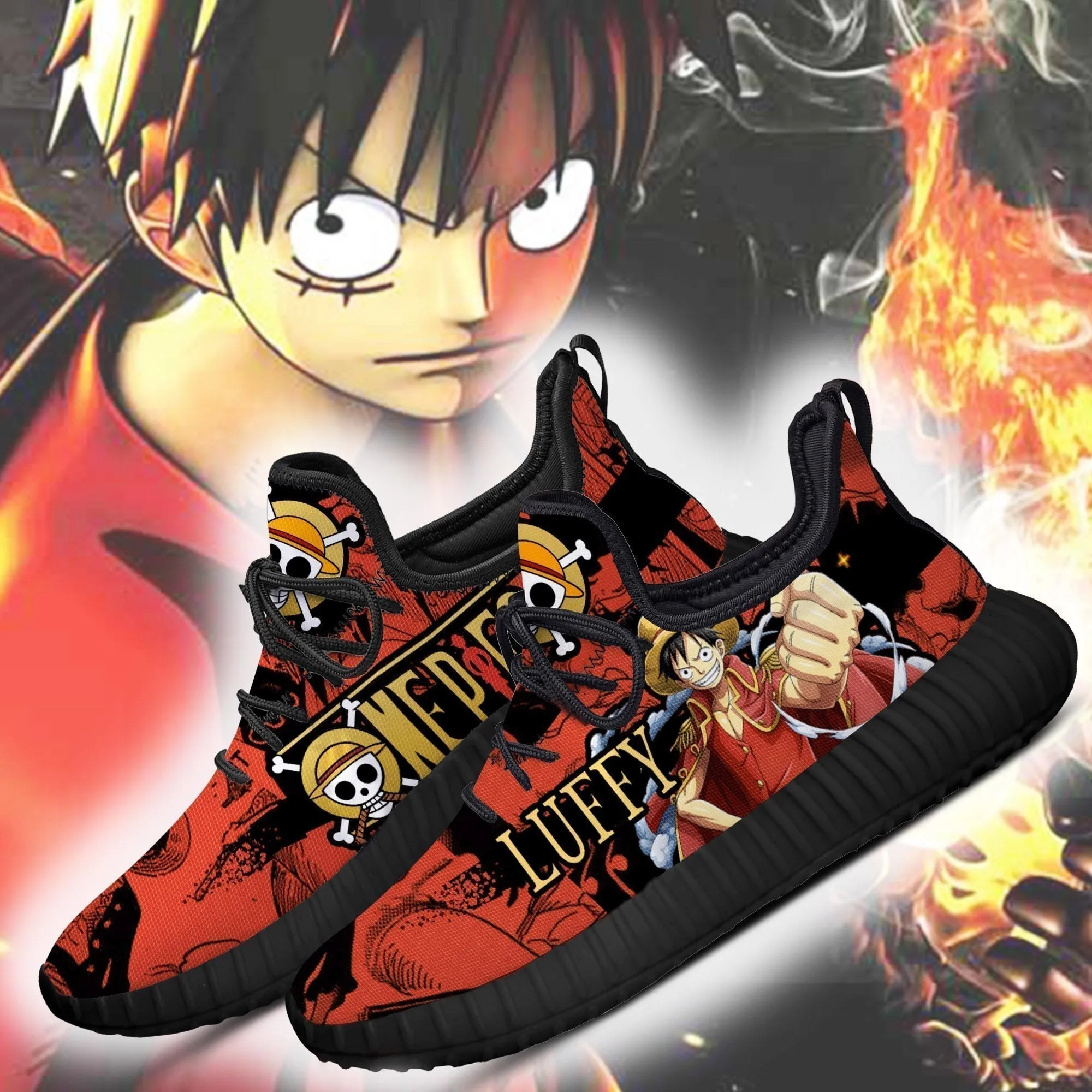 Luffy Reze Shoes OP Anime Shoes Fan Gift Idea TT04