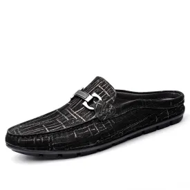 Metal Drag Men's Half Slippers