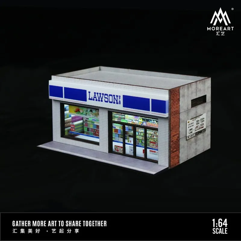 MoreArt Convenience Store "Lawson" Diorama 1:64 MO941103