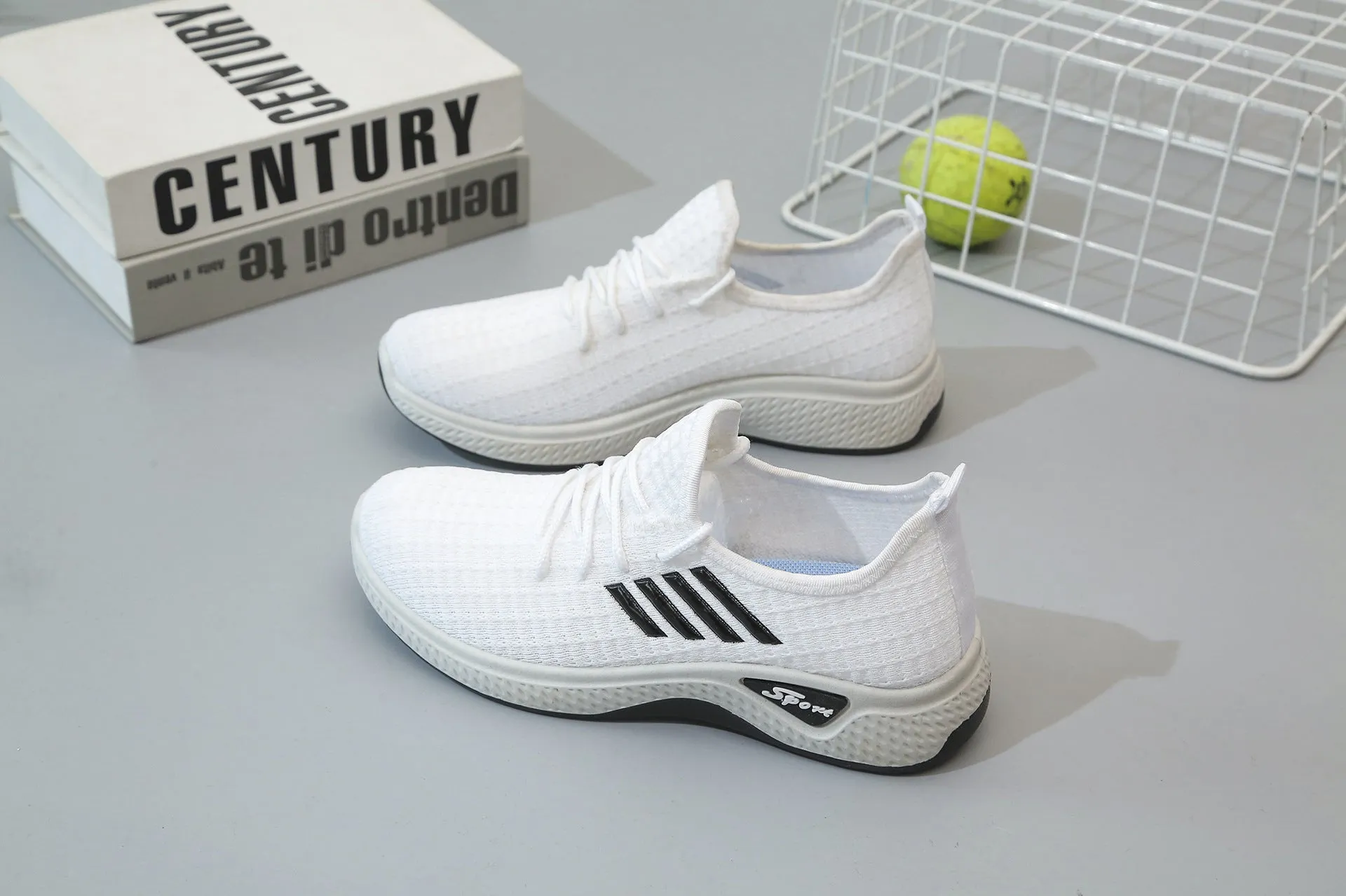 New Breathable Flying Woven Women Comfortable Casual Shoes Women Sports Shoes Running Leisure