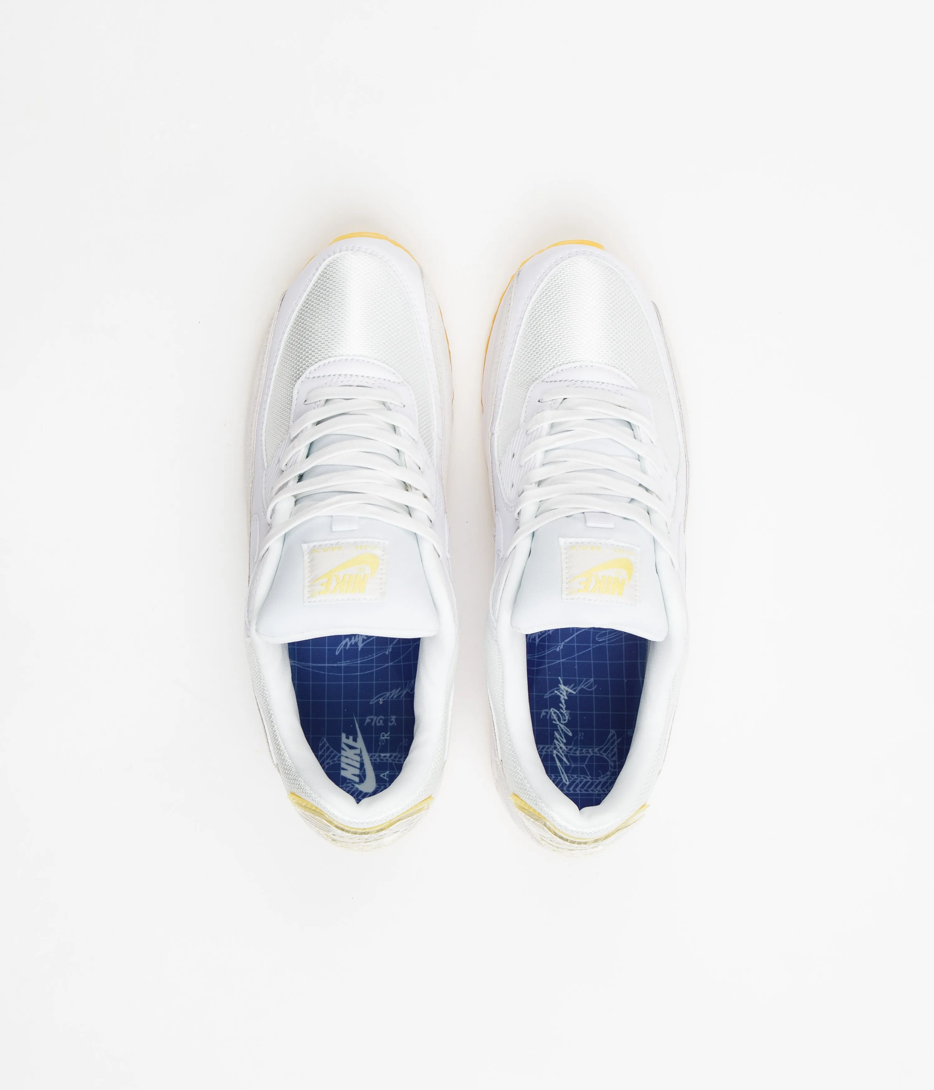 Nike Air Max 90 SE Shoes - Summit White / White - White - Lemon Wash