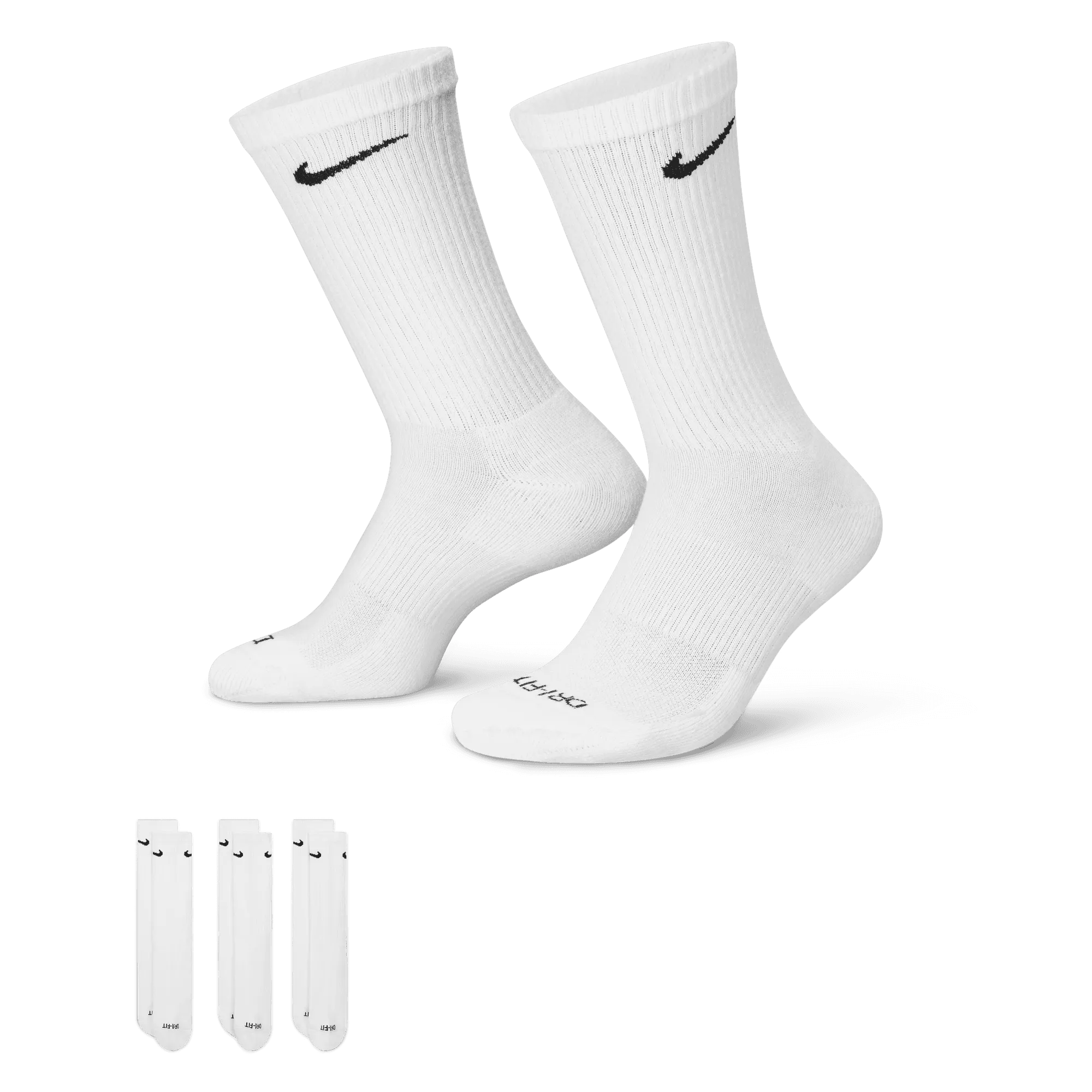 Nike Everyday Plus Cushioned Training Crew Socks (3 Pairs)