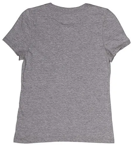 Nike Girl's "Can't Hold Me Back" Heather Grey T-Shirt (X-Large)