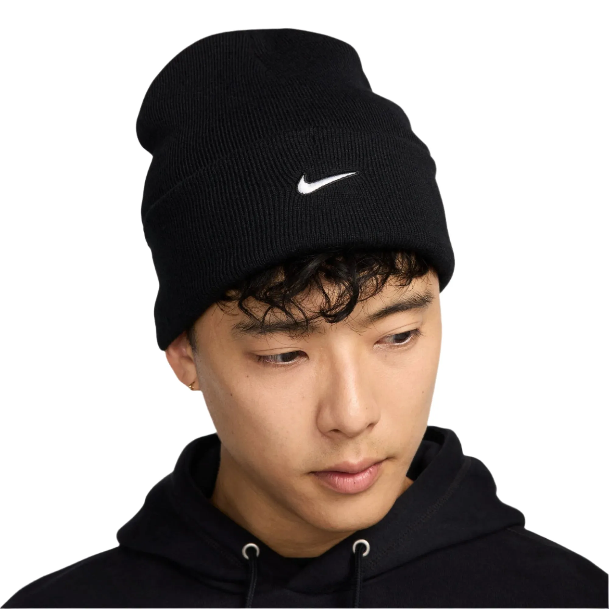 Nike Peak Beanie - Black/White