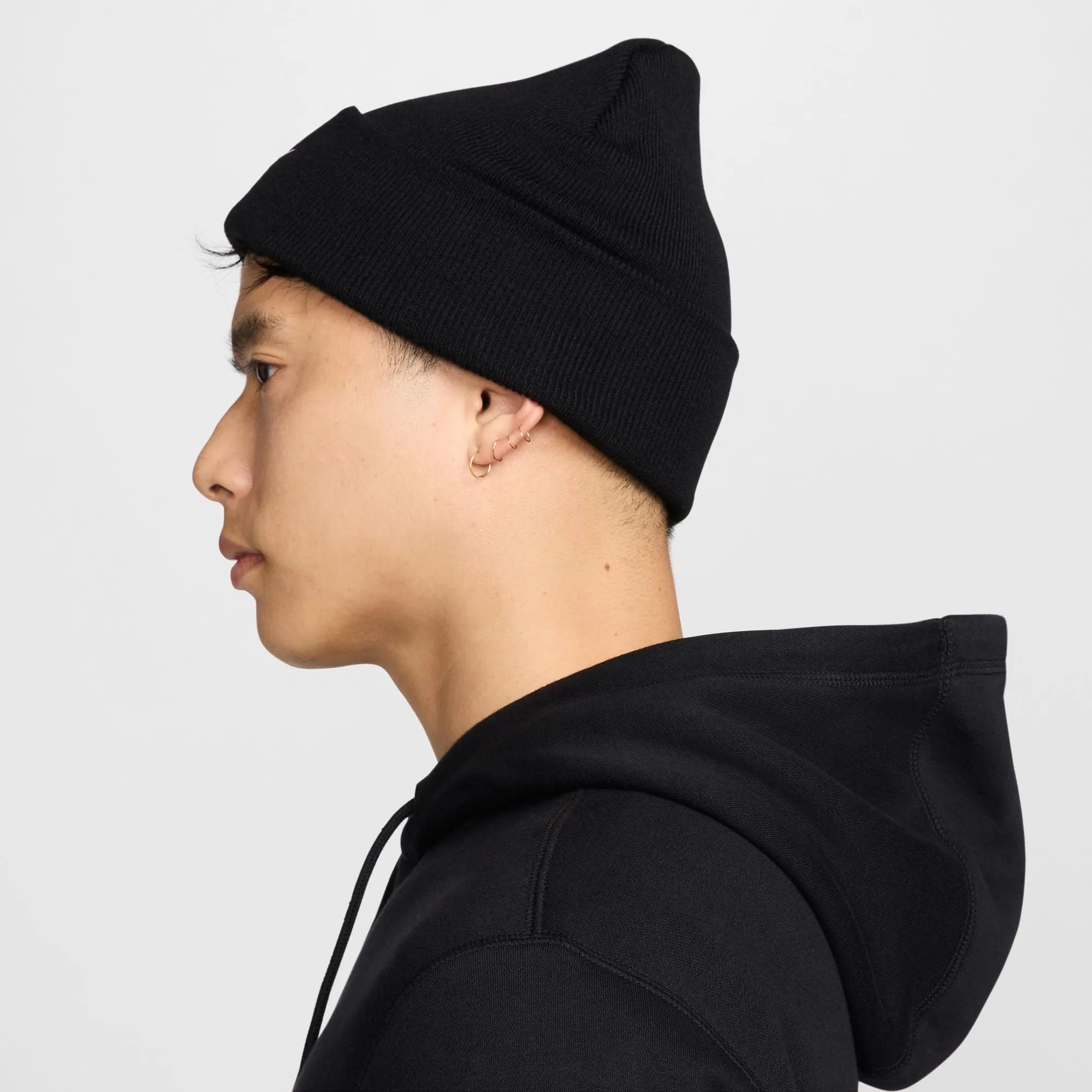 Nike Peak Beanie - Black/White