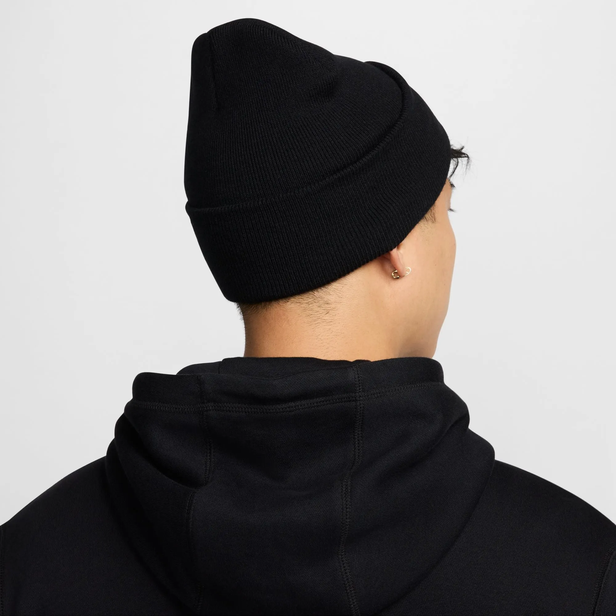 Nike Peak Beanie - Black/White