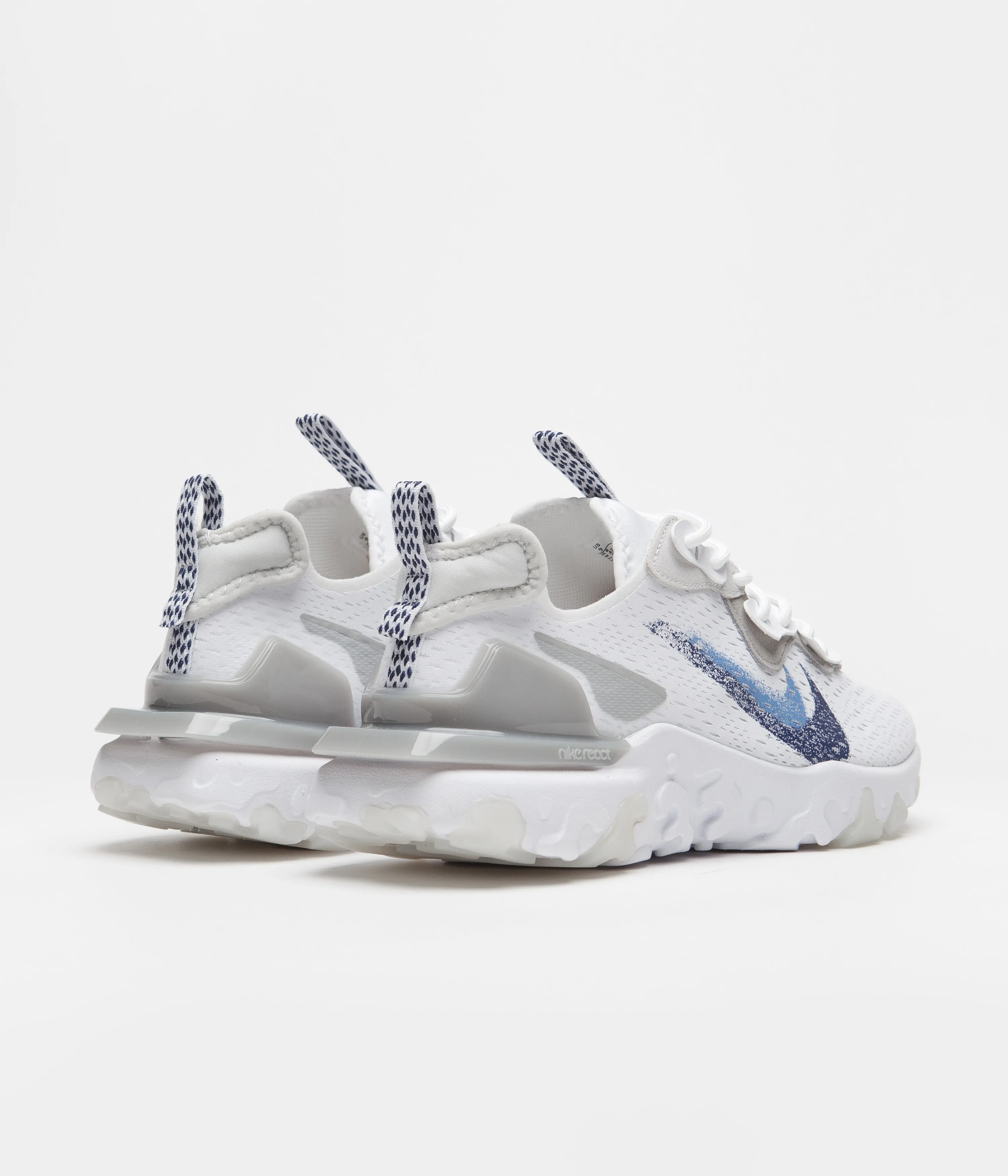 Nike React Vision Shoes - White / University Blue - Deep Royal Blue