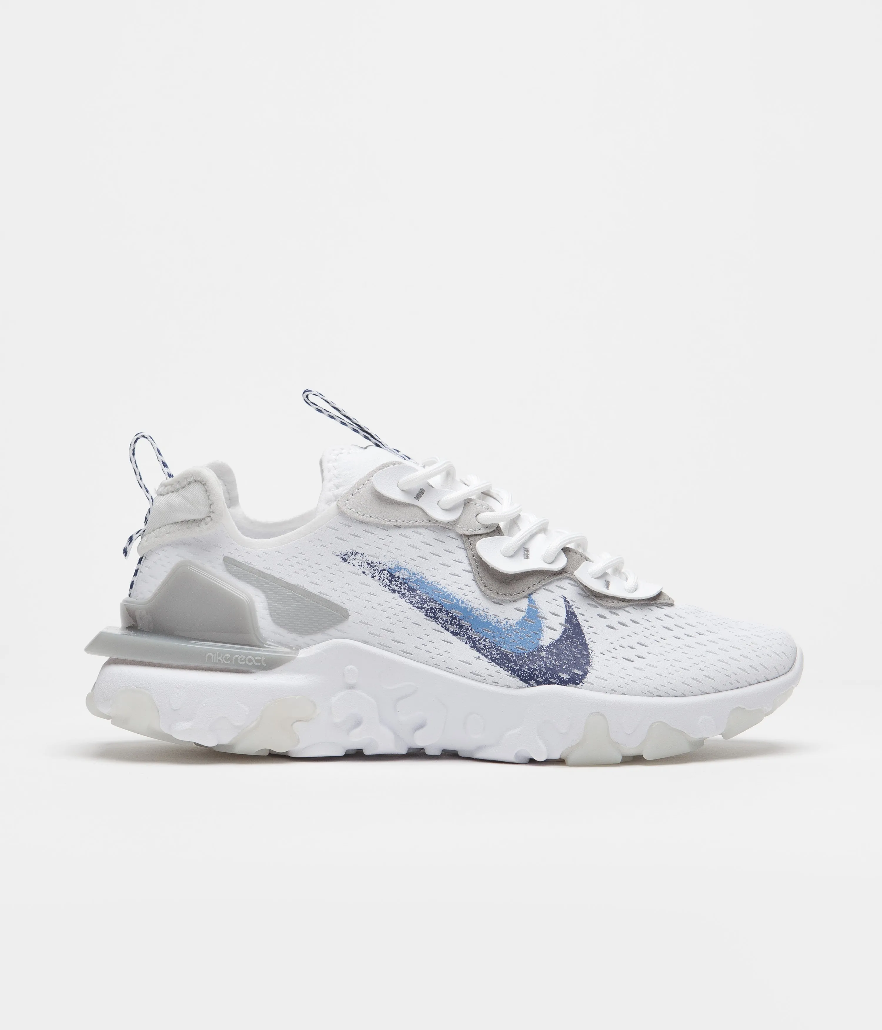 Nike React Vision Shoes - White / University Blue - Deep Royal Blue