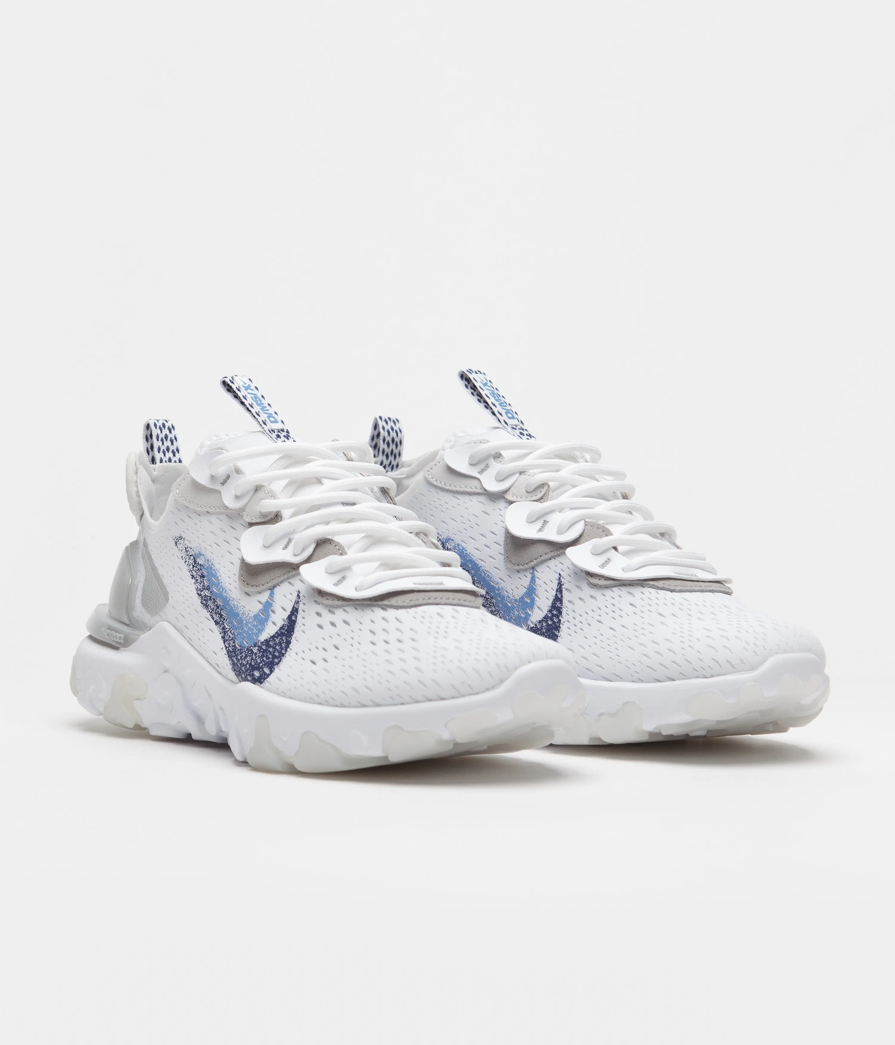 Nike React Vision Shoes - White / University Blue - Deep Royal Blue