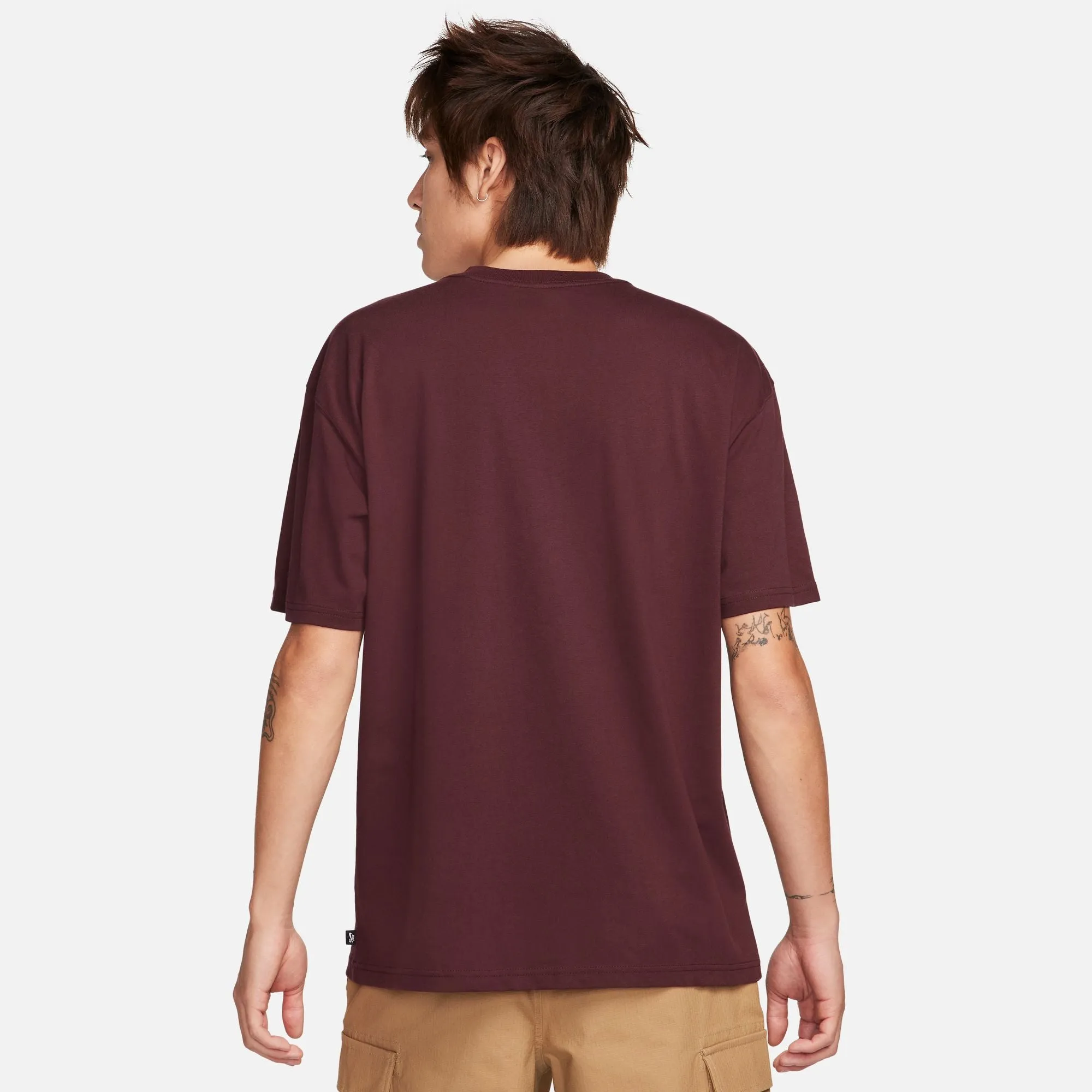 Nike SB Large Icon Logo T-shirt - Burgundy