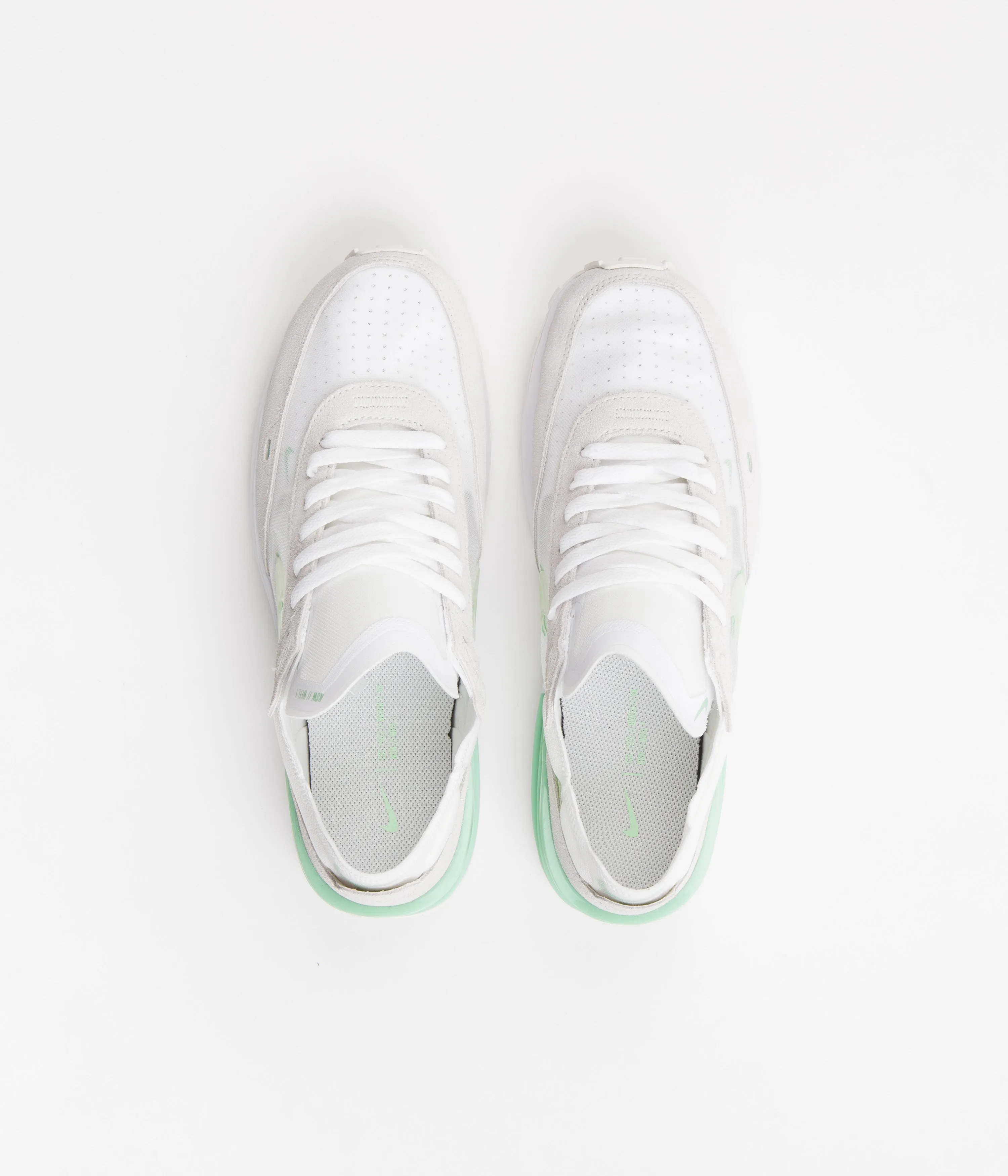 Nike Waffle One Shoes - White / Enamel Green - Sail