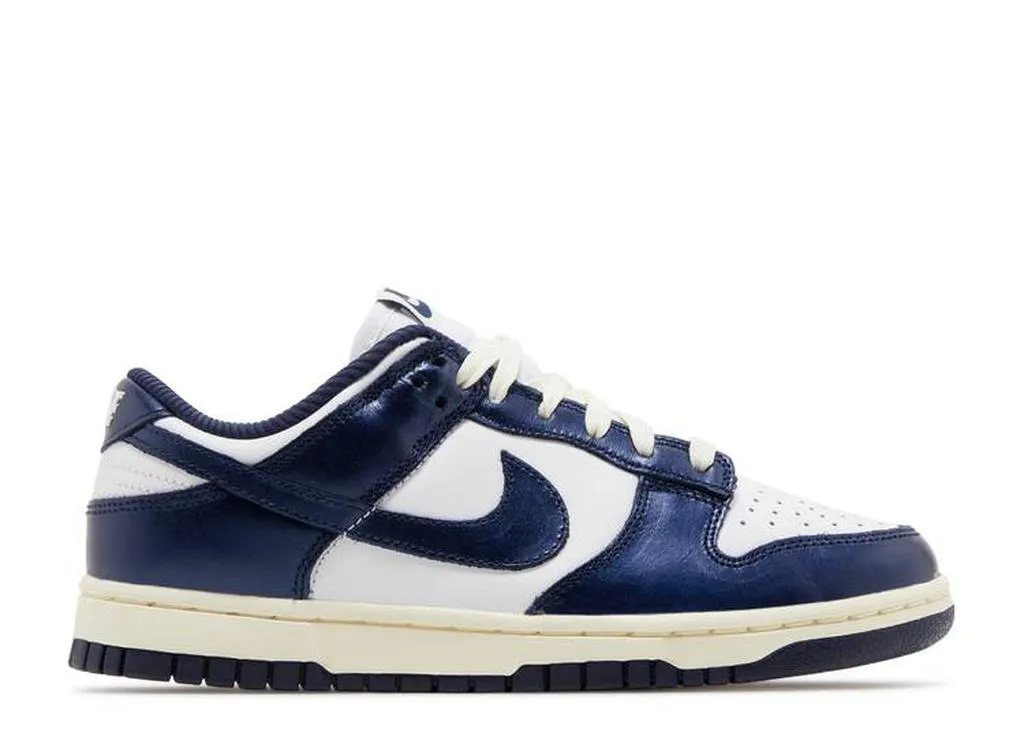 NIKE WMNS DUNK LOW PREMIUM 'VINTAGE NAVY' - FN7197-100