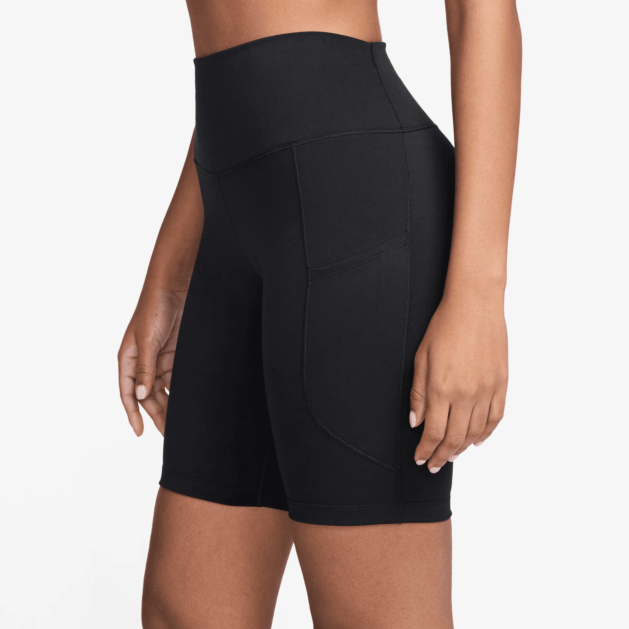 Nike Women's One High-Waisted 8" with Pockets Biker Shorts