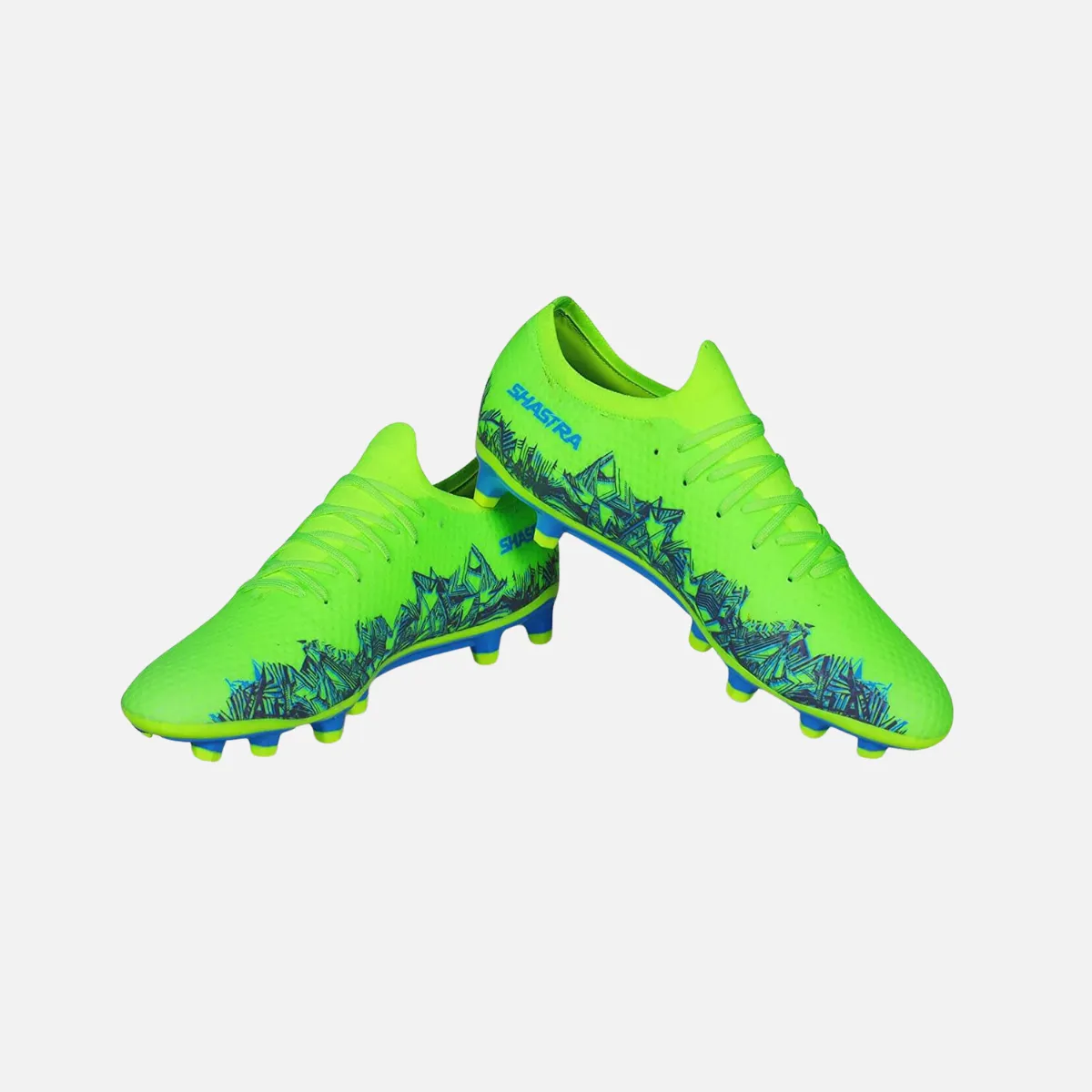 Nivia Shastra Football Studs -F.Green/LT.Blue