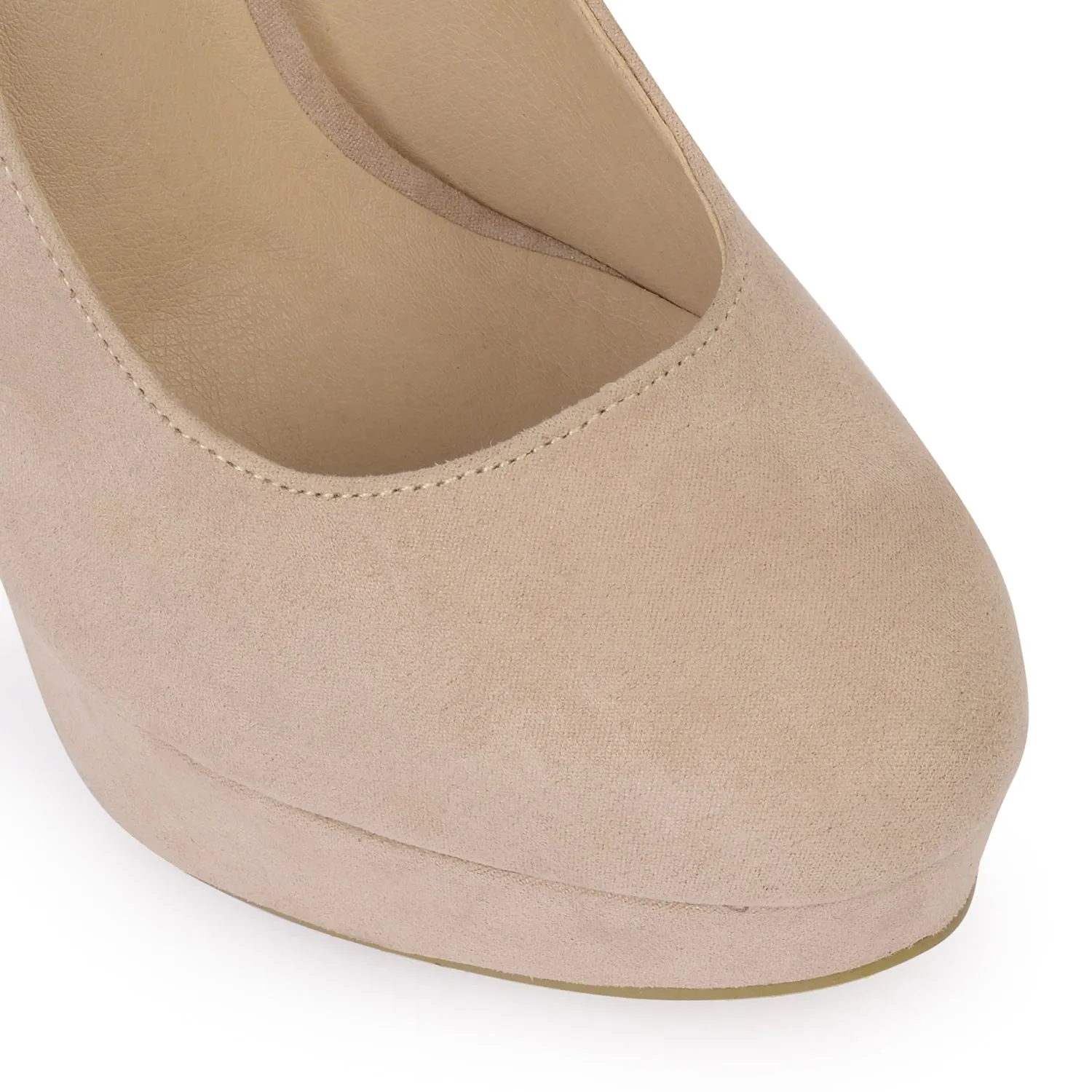 Nude Platform Stilettos