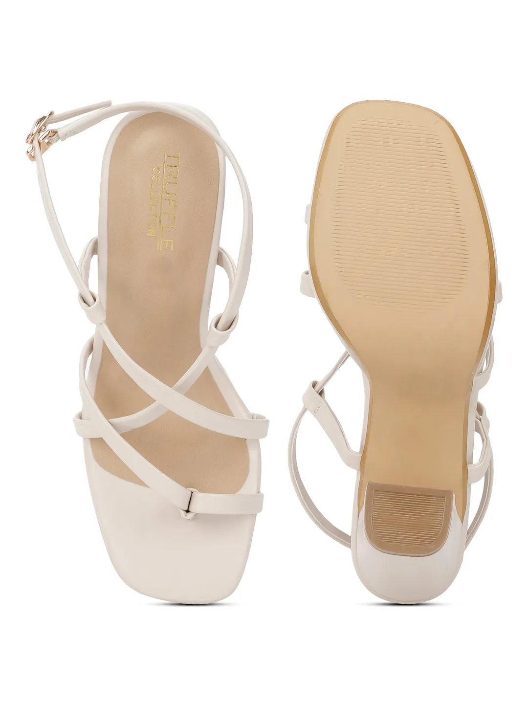 Nude PU Buckle Block Sandals (TC-SLC-712-NUD)