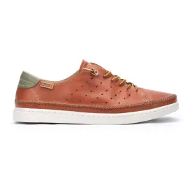 Pikolinos Alicante M2u-6096 Men's Leather Sneakers In Brick