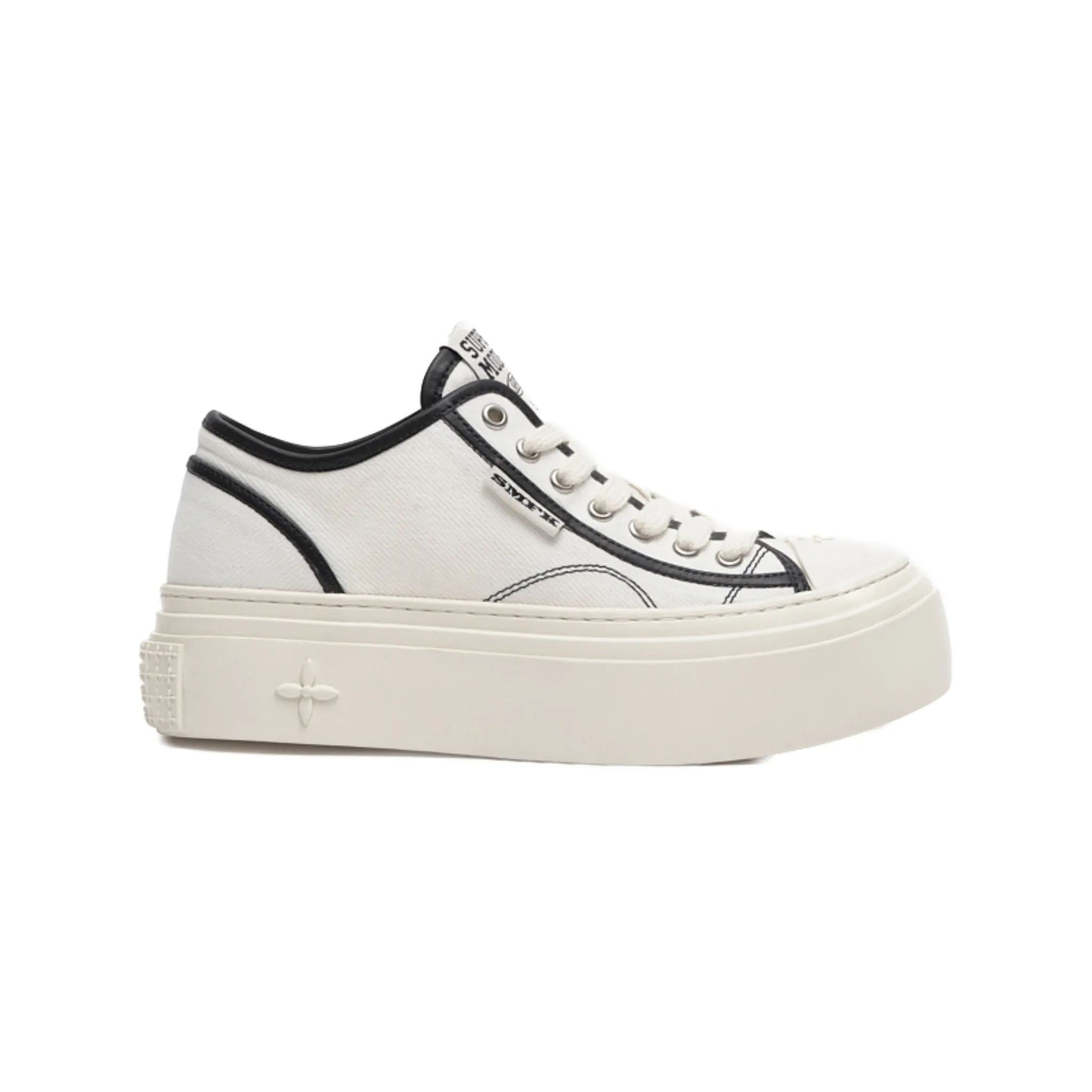 Retro College Low Top Board Shoes White