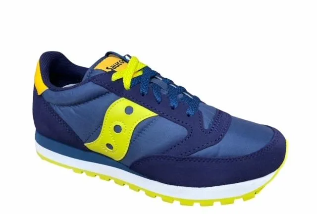 Saucony Originals scarpa sneakers da uomo Jazz S2044-604 blu-giallo