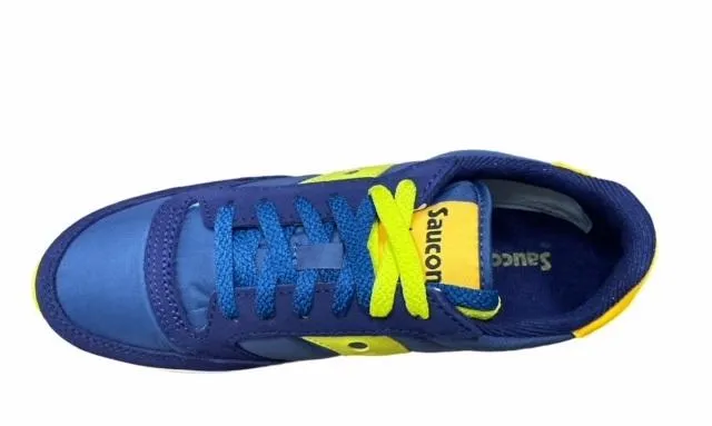 Saucony Originals scarpa sneakers da uomo Jazz S2044-604 blu-giallo