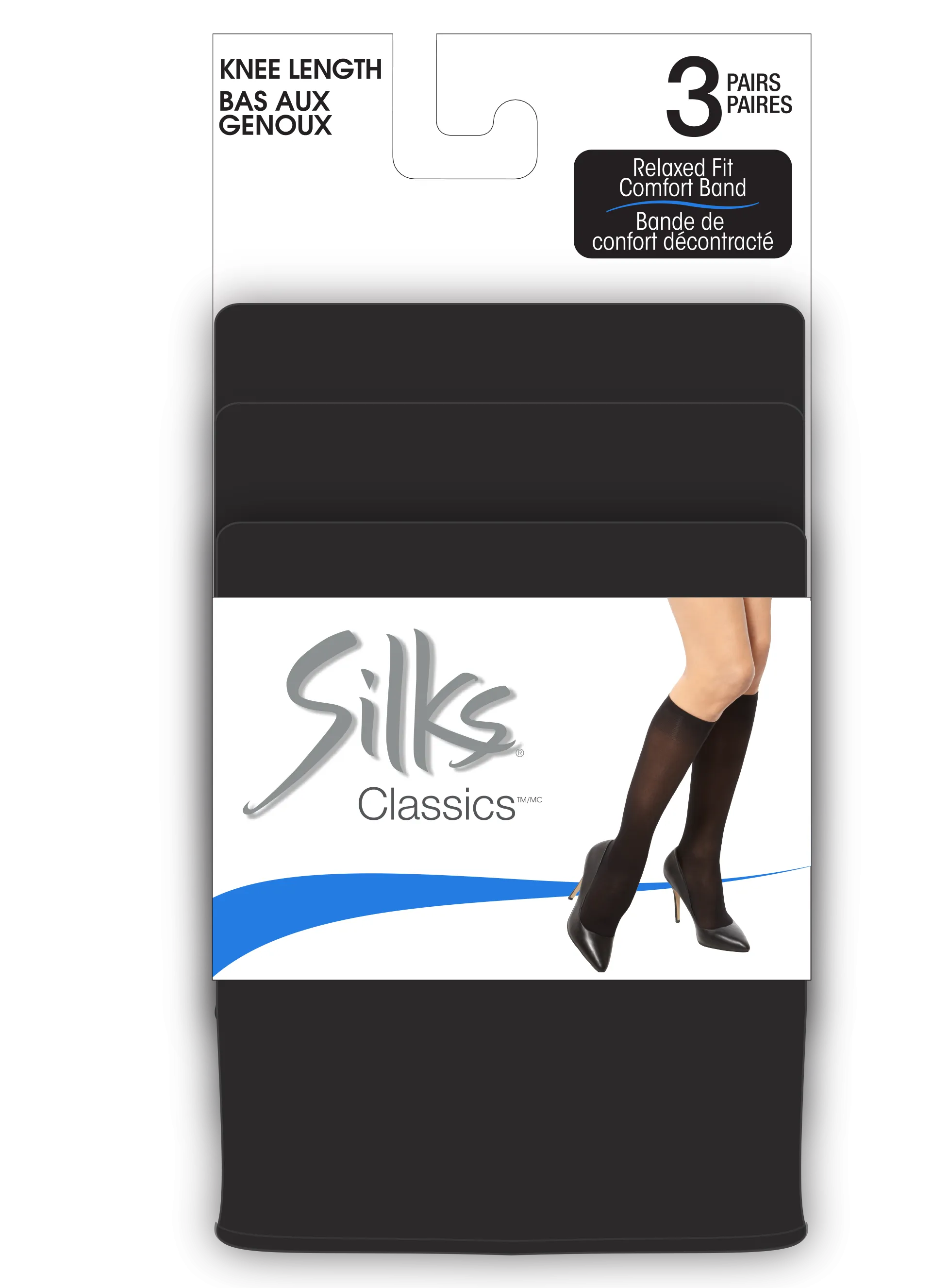 SILKS® Classics® Opaque Knee High - 3 Pairs - 50 Denier