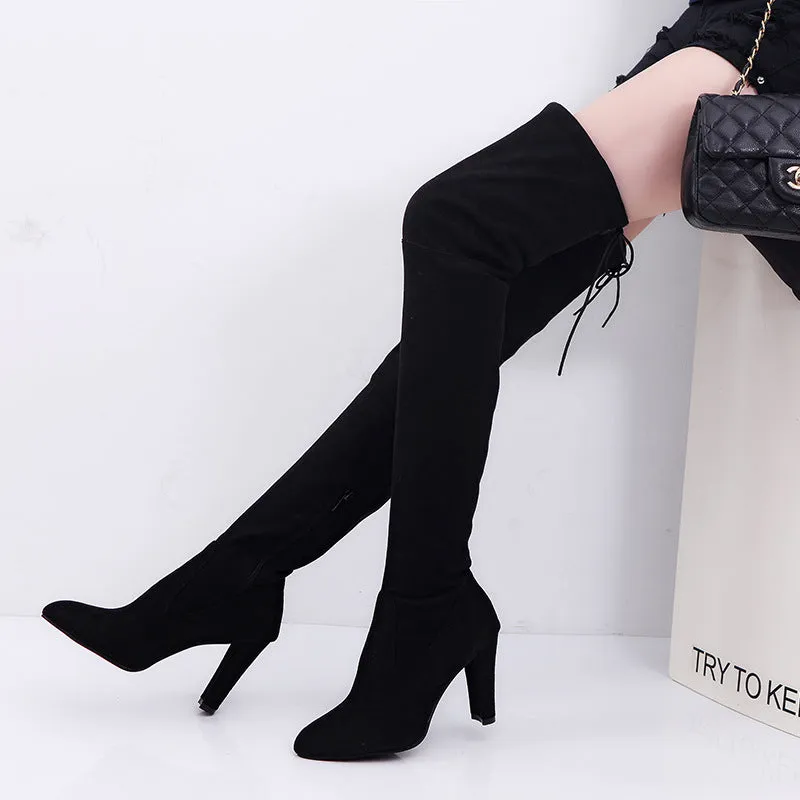 Sizzling Over The Knee Long Boots