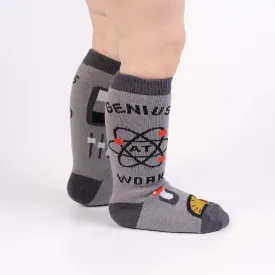 Sock it to Me Genius At Work Toddler Knee High Socks