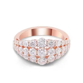 Tiara Tiered Wedding Band