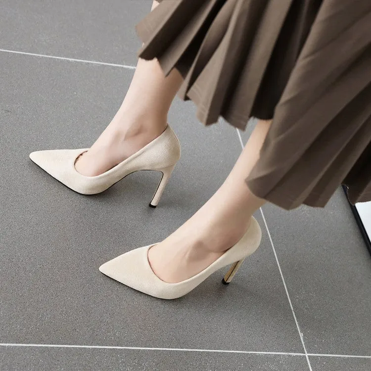 Women Pointed Dress Shoes High Heel Pumps