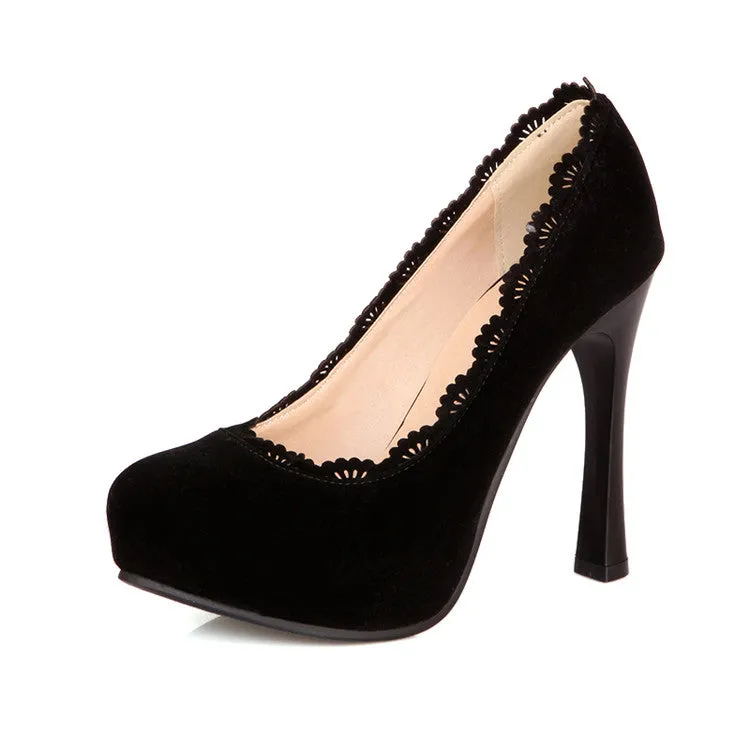 Women's High Heel Platform Pumps