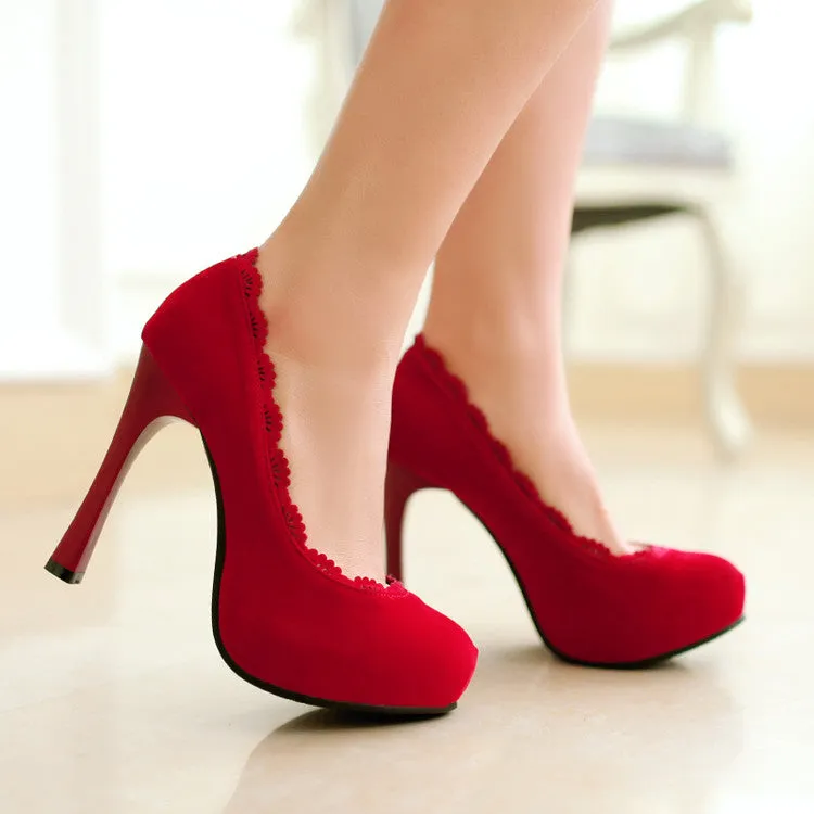 Women's High Heel Platform Pumps